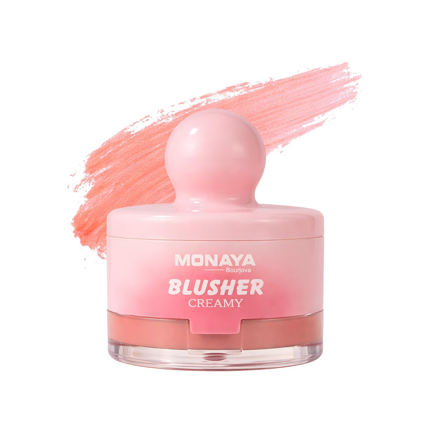 Monaya S009 Cream Face Blush – Natural Finish, Lightweight Formula That Melts into the Skin, Buildable Color Control, Long-Lasting Wear, Suitable for All Skin Tones (S101)