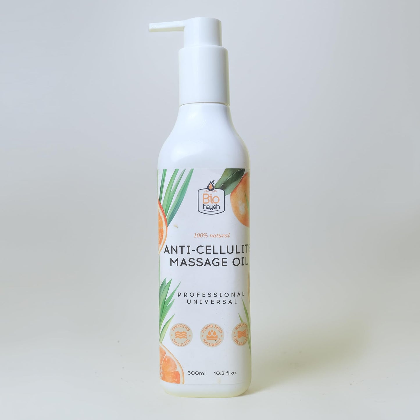 BioHayah Anti-Cellulite Massage Oil 300 ml – Firms Skin & Boosts Circulation