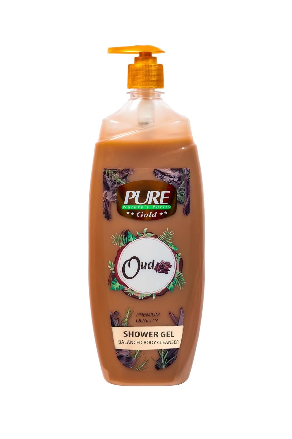 PURE Shower Gel 1 Litre Pump oud