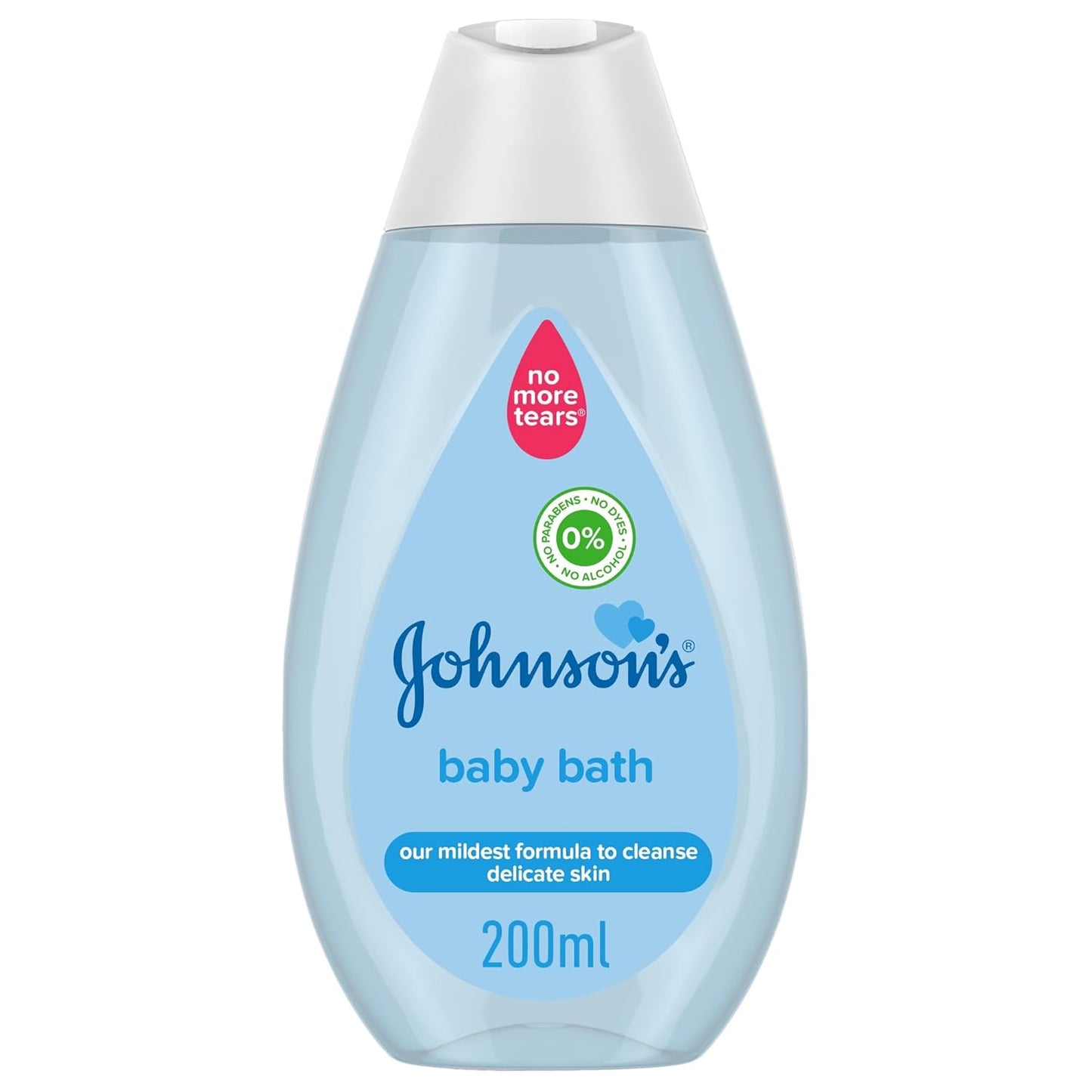 Johnson's Baby No More Tears Gentle Cleansing Bath, 500ml - Specially Formulated to Care for Your Baby's Delicate Skin Without Drying, Hypoallergenic and Paediatrician Approved