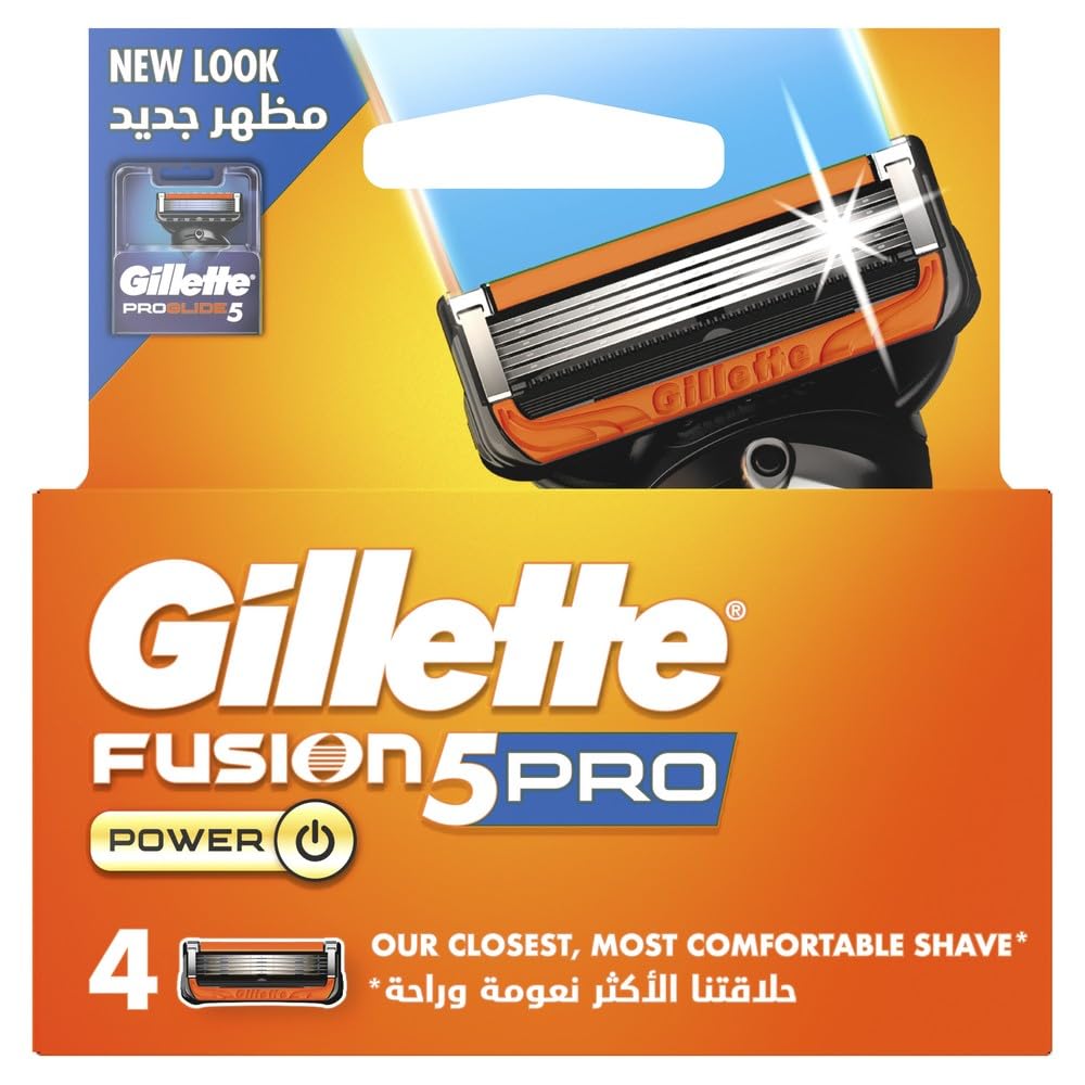Gillette Fusion ProGlide Power Blade Refill - 4 Pieces
