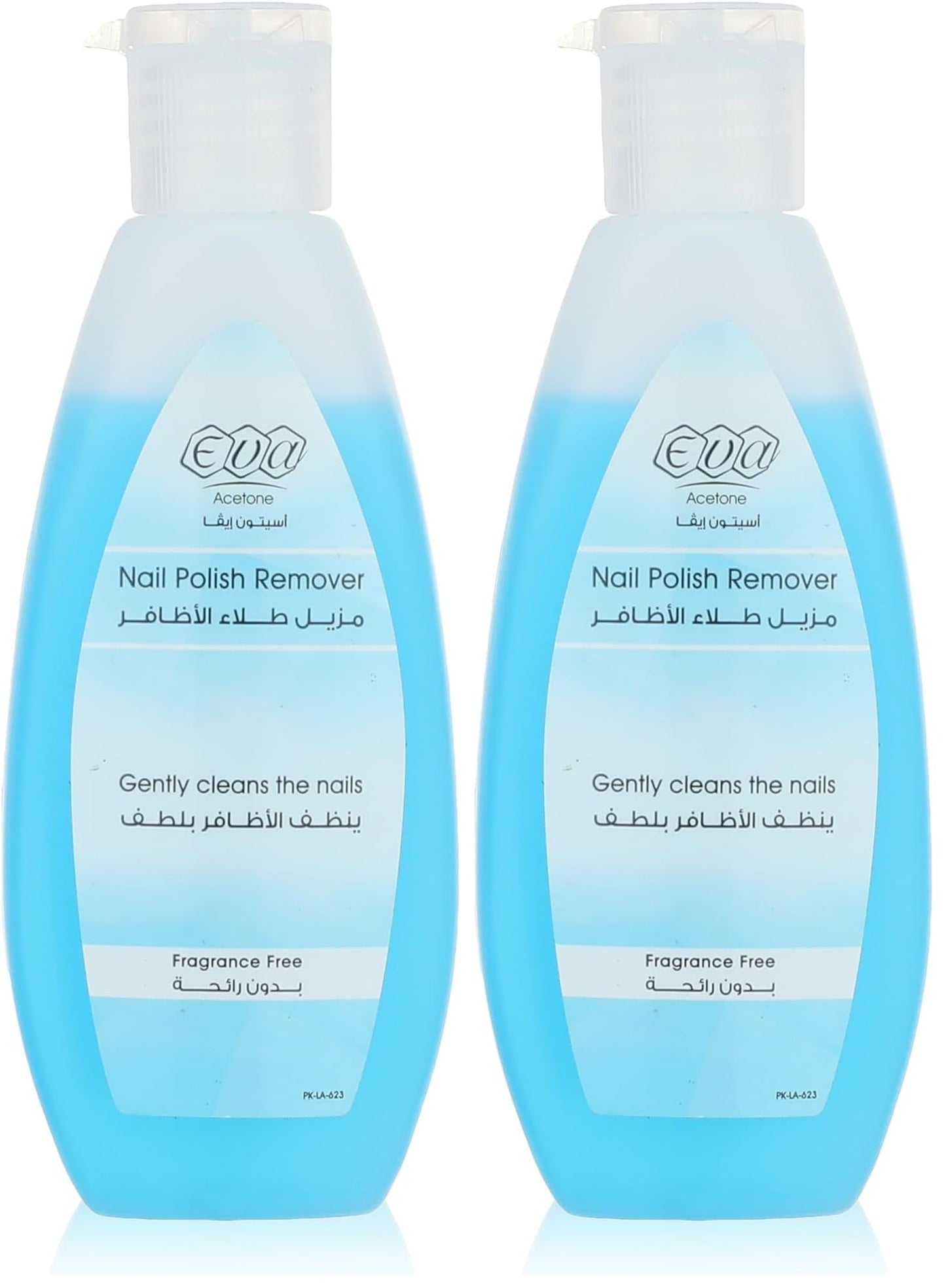Eva Nail Polish Remover -Free Fragrance- 100 ml (Pack of 2)
