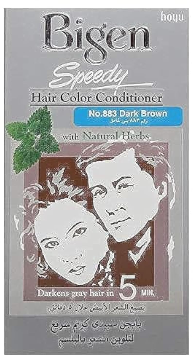 Bigen Hair Dye speedy , Dark Brown, no. 883, 40 Gm