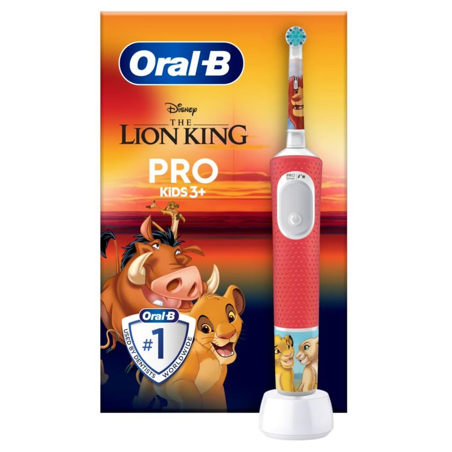 Oral-B Pro Kids Lion King Electric Toothbrush Designed by Braun