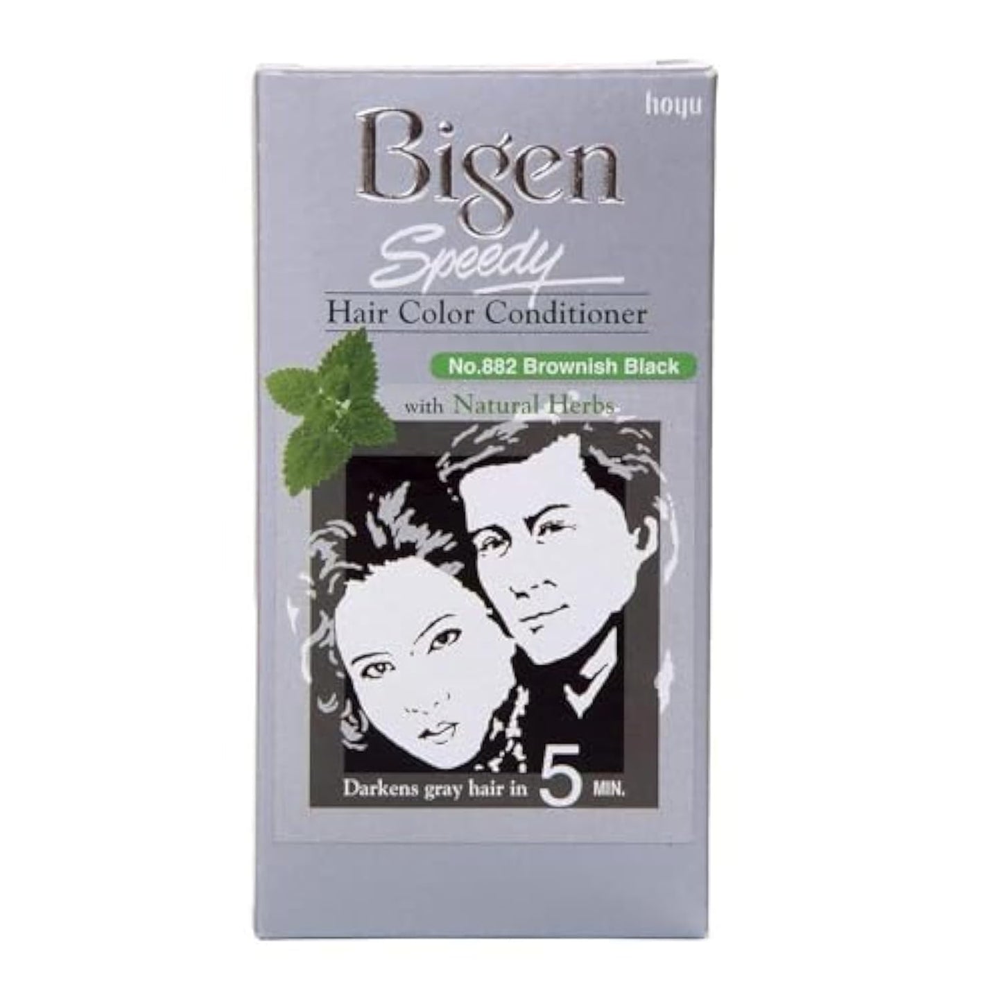 Bigen Speedy Hair Color Conditioner No.882 Brownish Black 1pkt