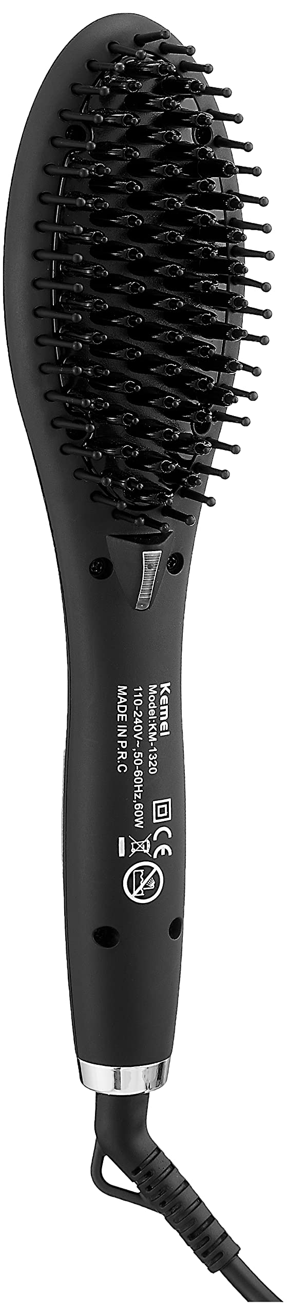 KEMEI KM-1320 Hair Straightener Brush for Women