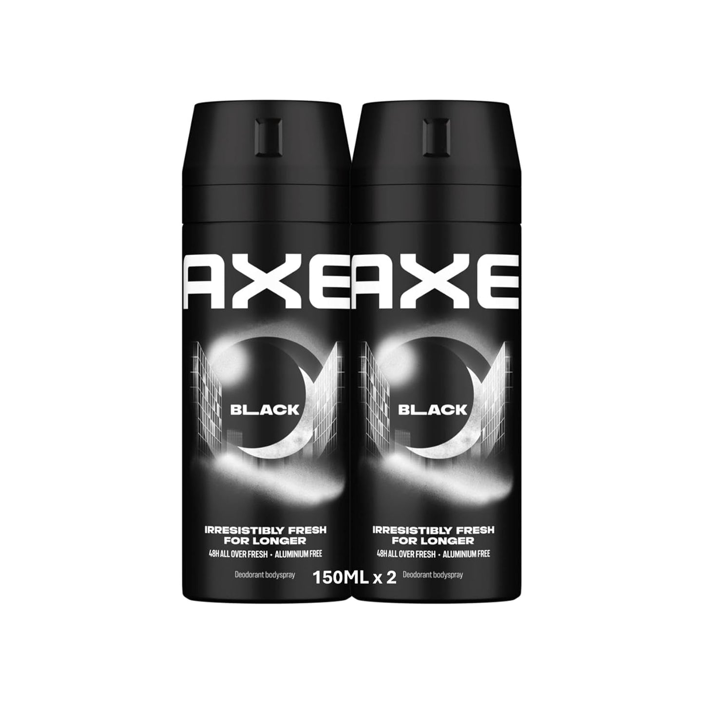AXE Black Deodorant, 150ml (Pack Of 2)