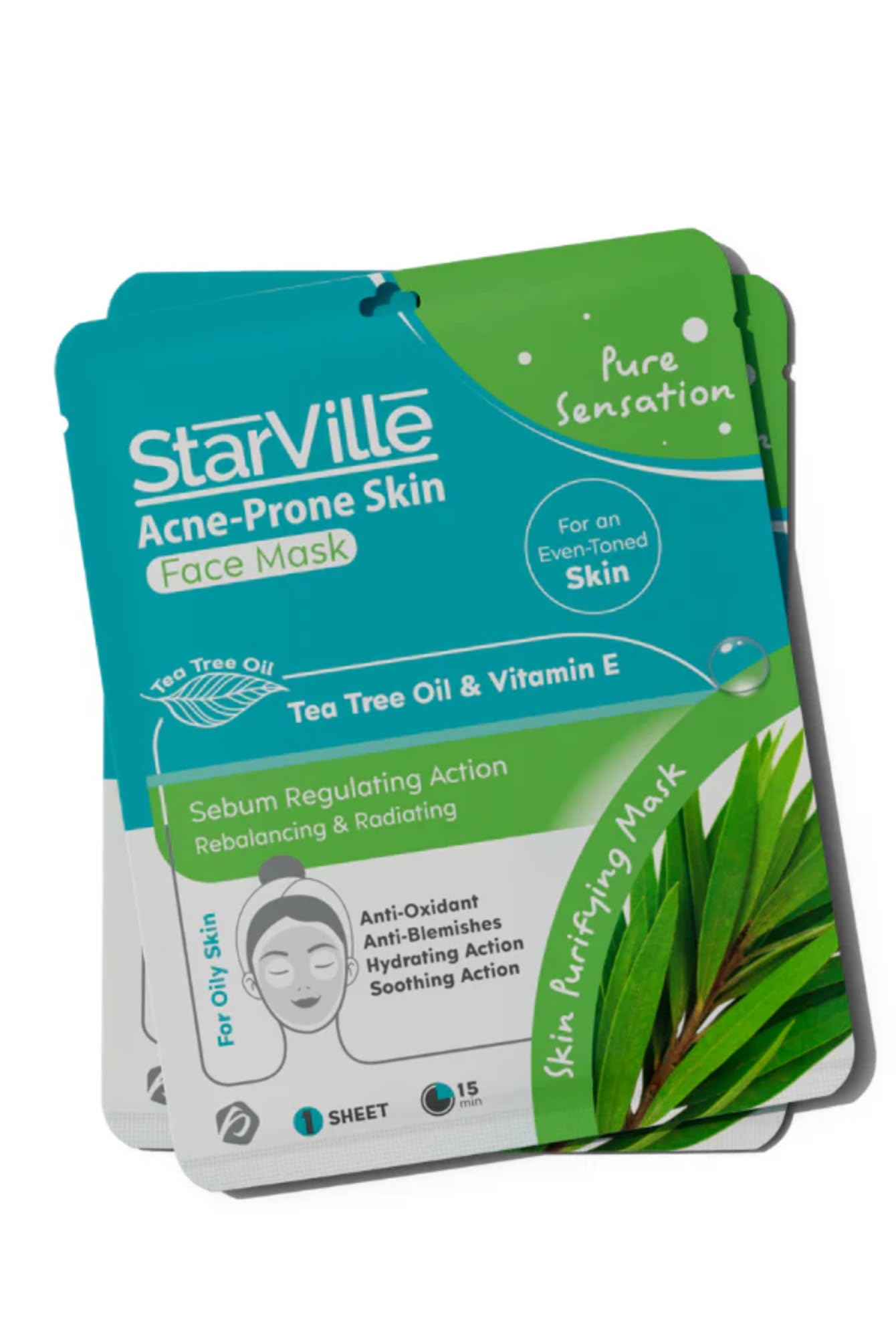 Starville Acne Prone Skin Face Mask 1Sheet
