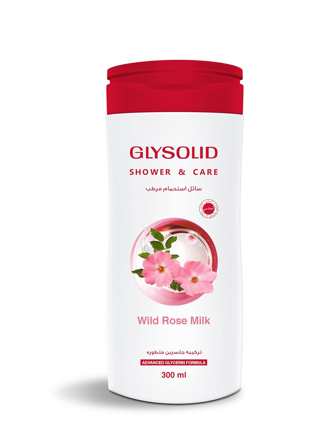 Glysolid shower & care (wild rose milk) 300 ml 20% off