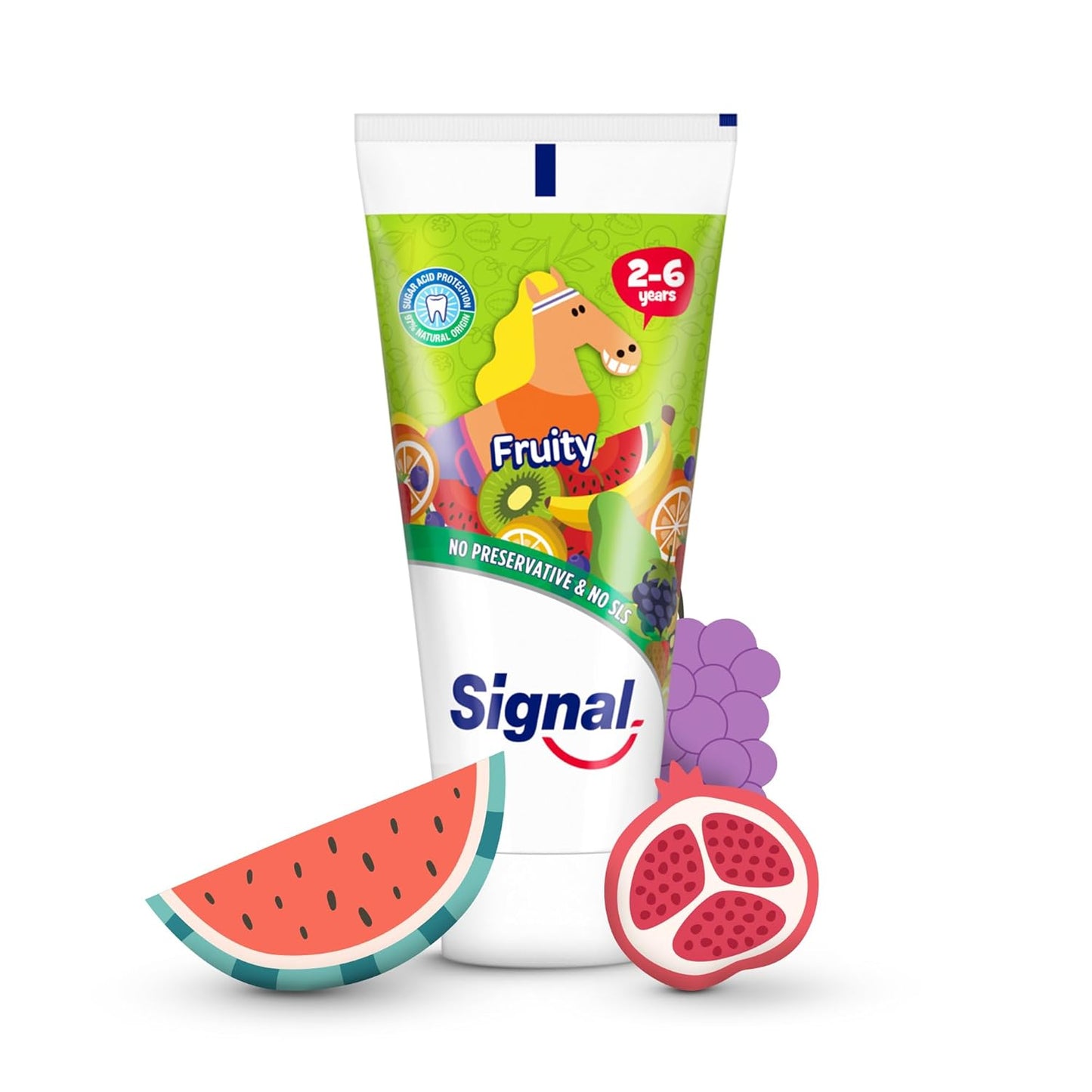 Signal Kids Toothpaste, Fruity, prevents tooth decay & tooth cavity, 50ml