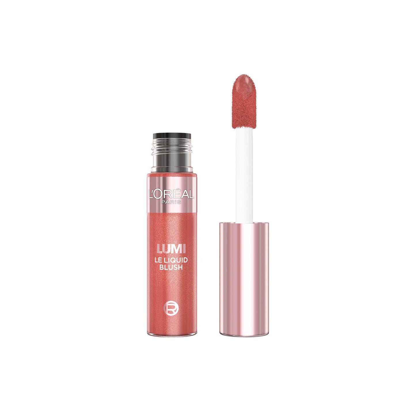L'Oréal Paris Lumi Le Liquid Blush Glowy Gold Pink 625, Liquid Blush with a Fresh Shimmer Colour Shine, 10 ml