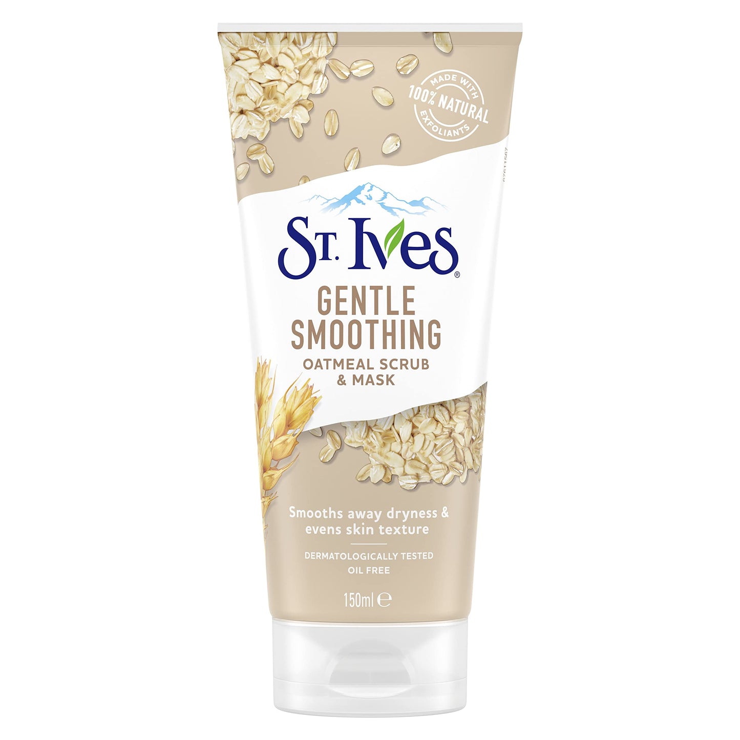 St Ives 150Ml Gentle Smoothing Oatmeal Scrub & Mask, 150 Ml (Pack Of 1)