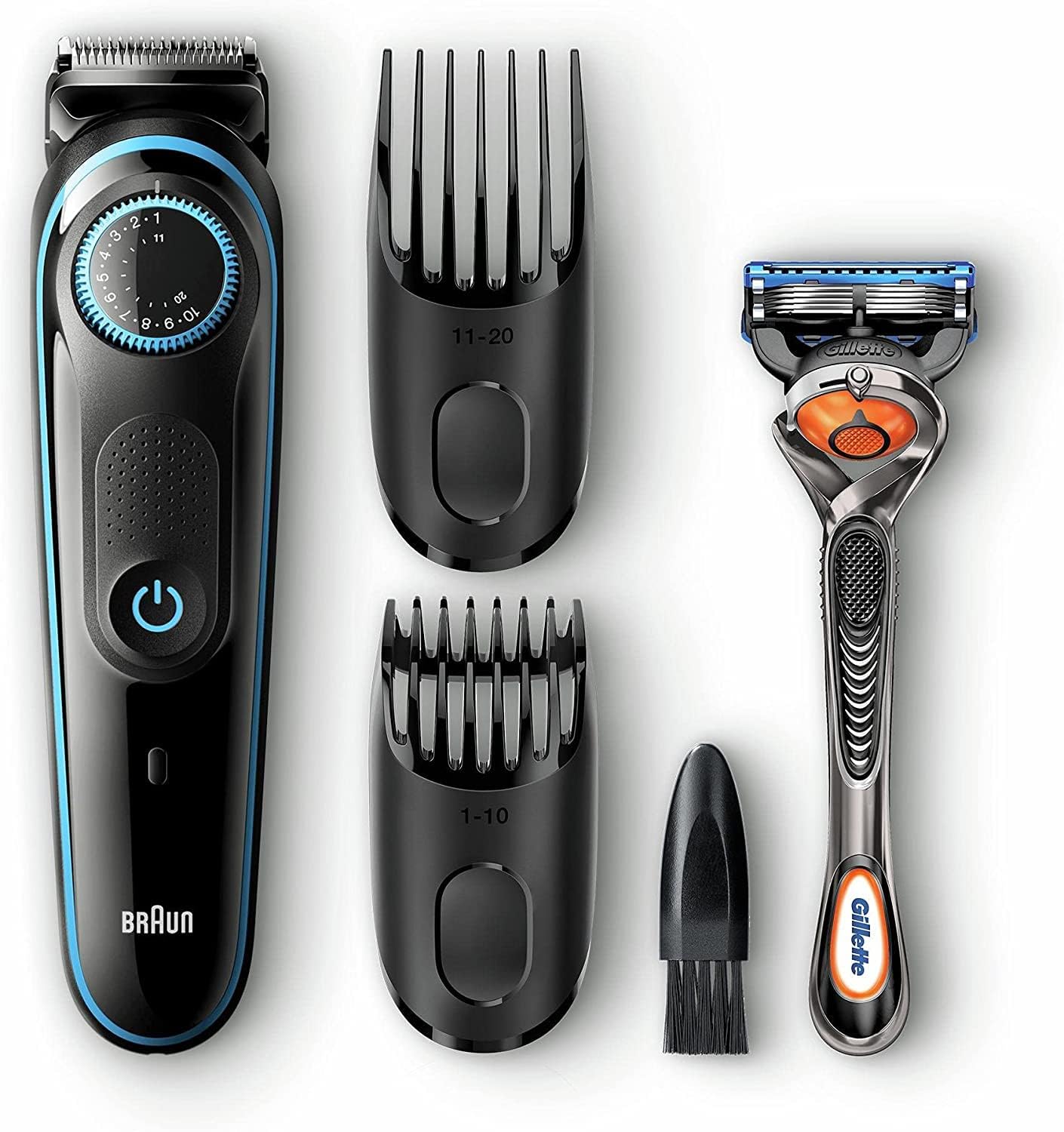 Braun BT5040 Beard trimmer with 2 attachments and progide razor