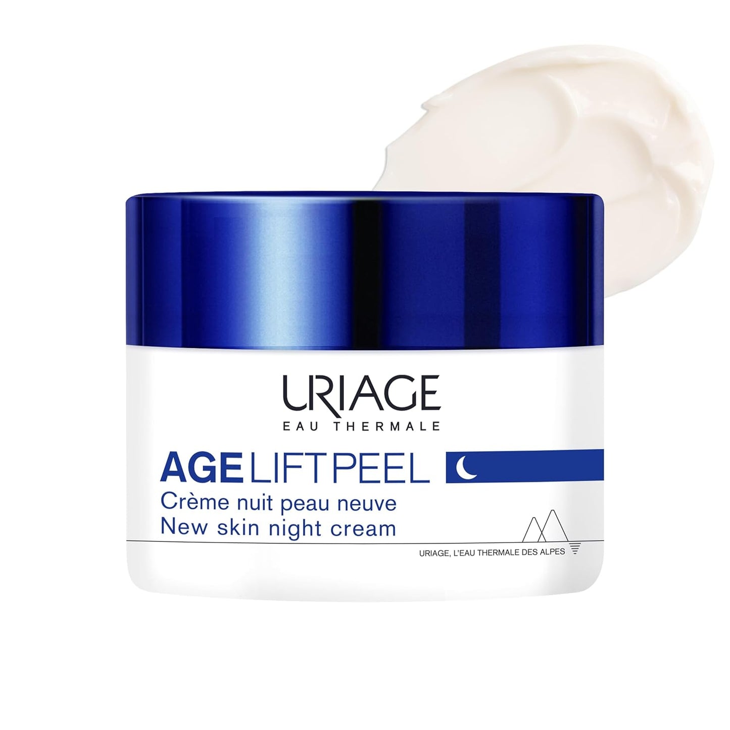 Uriage Age Lift Anti-Aging Night Facial Peeling With 3.6% Aha & Hyaluronic Acid - Smoothes, Plumps & Firms Skin - Rich & Creamy Texture - Suitable For Sensitive Skin - 50Ml