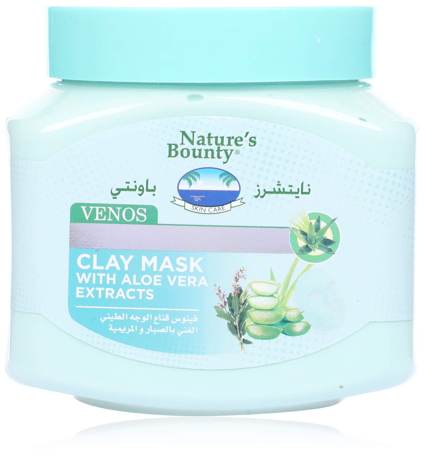 Nature's Bounty Venos Clay Face Mask with Aloe Vera - 300 ml