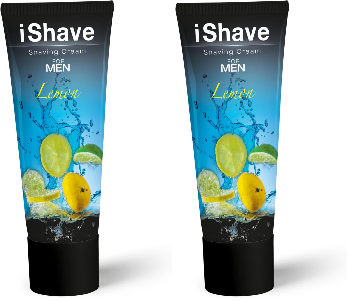 Five Fives IShave Lemon Shaving Cream for Men - 90 gm (Pack of 2)