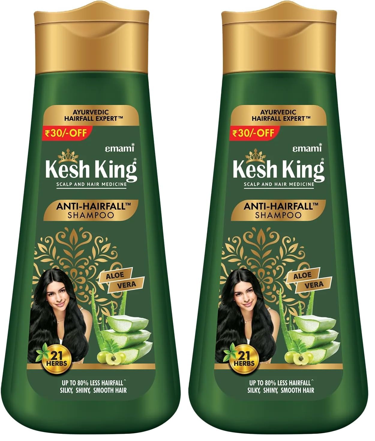 KESH KING Scalp and Hair Medicine Anti Hairfall Shampoo, 200ml (Pack of 2)