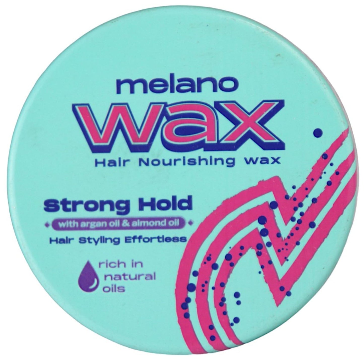 Melano Pharma Melano Hair Nourishing Wax Strong Hold With Argan Oil&Almond Oil-100ml
