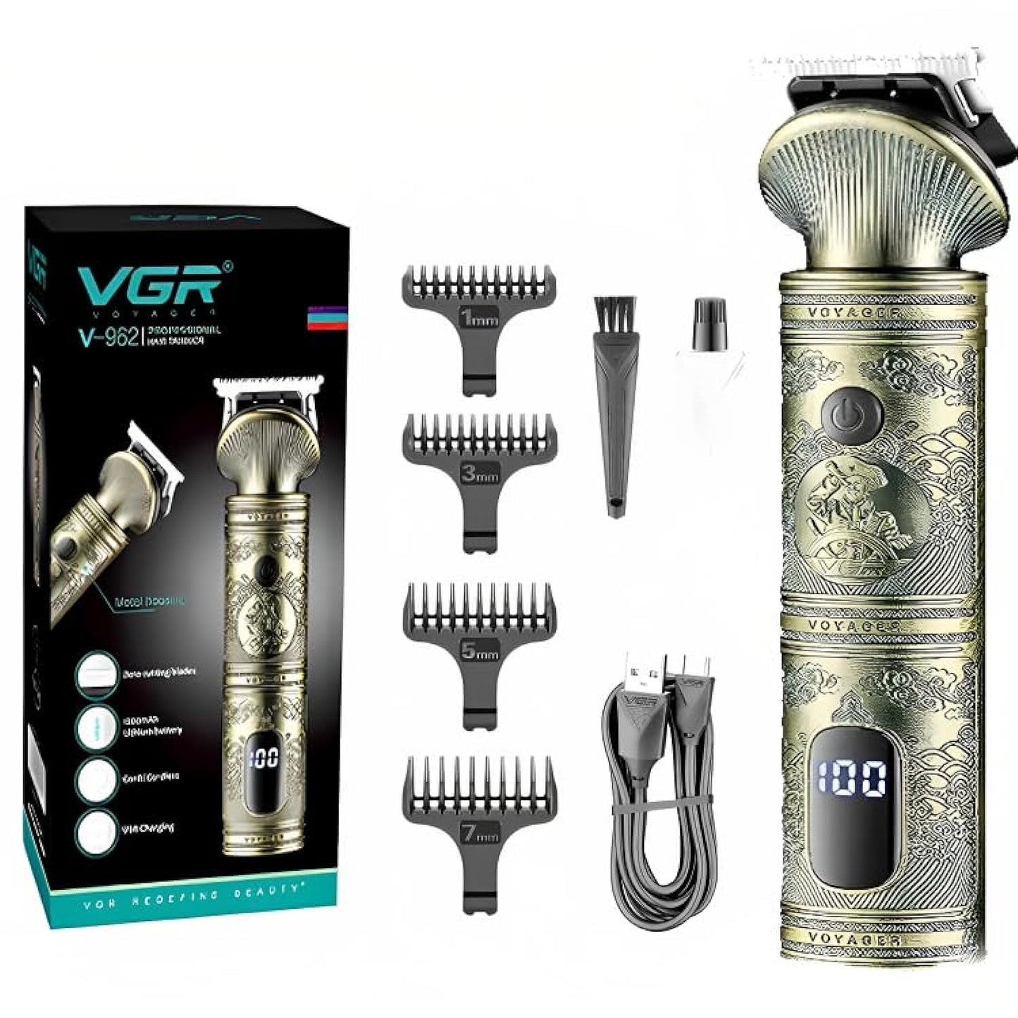 VGR V-962 hair shaver Rechargeable Hair Cutting Machine-hair shaver and trimming beard