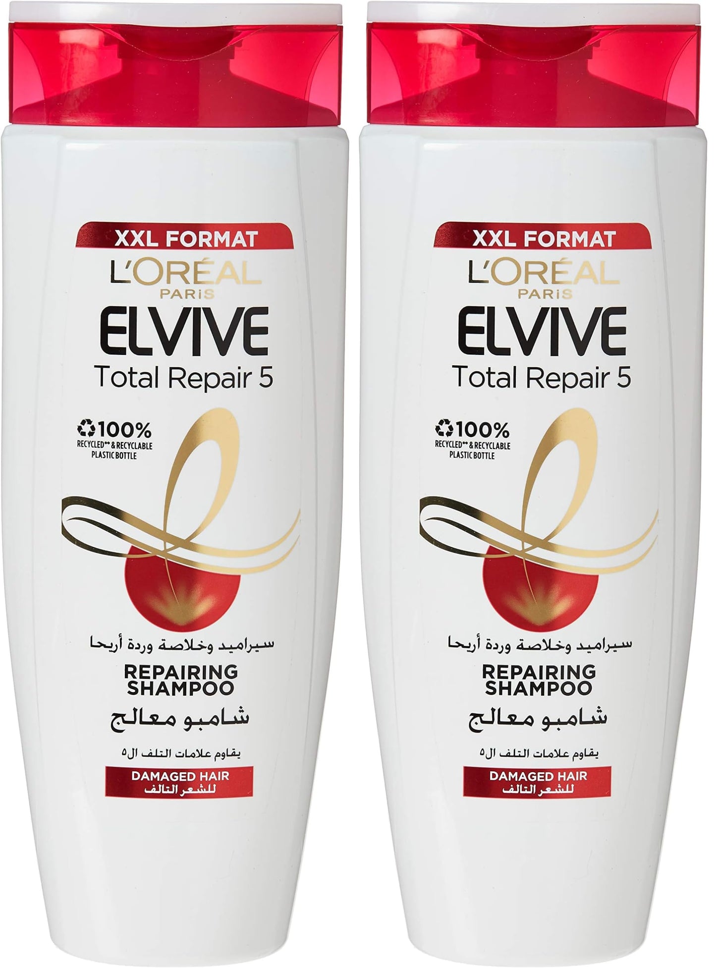 L’Oréal Paris L'Oréal Paris elvive total repair 5 shampoo - 600 ml (Pack of 2)