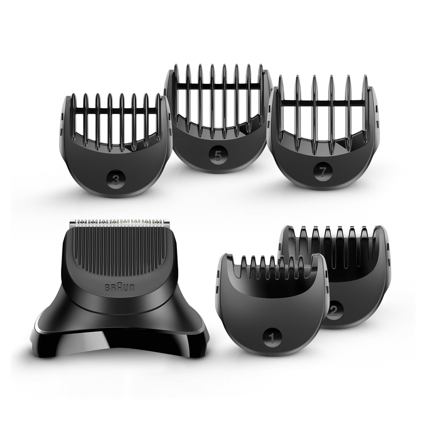 Braun Beard Trimmer Head +5 Combs Compatible With Series 3 Shavers – BT32