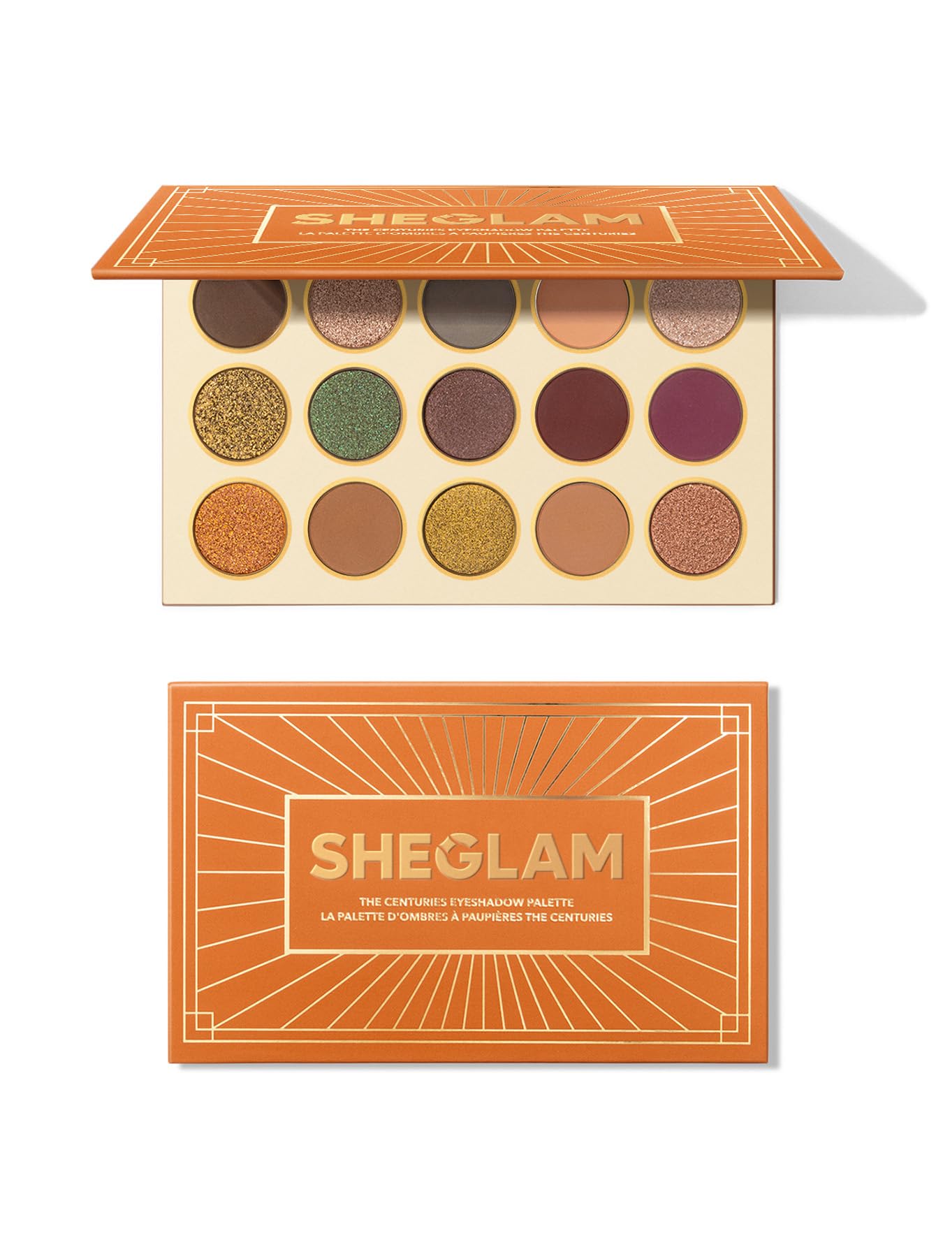 SHEGLAM The Centuries 15-Color Eyeshadow Palette.