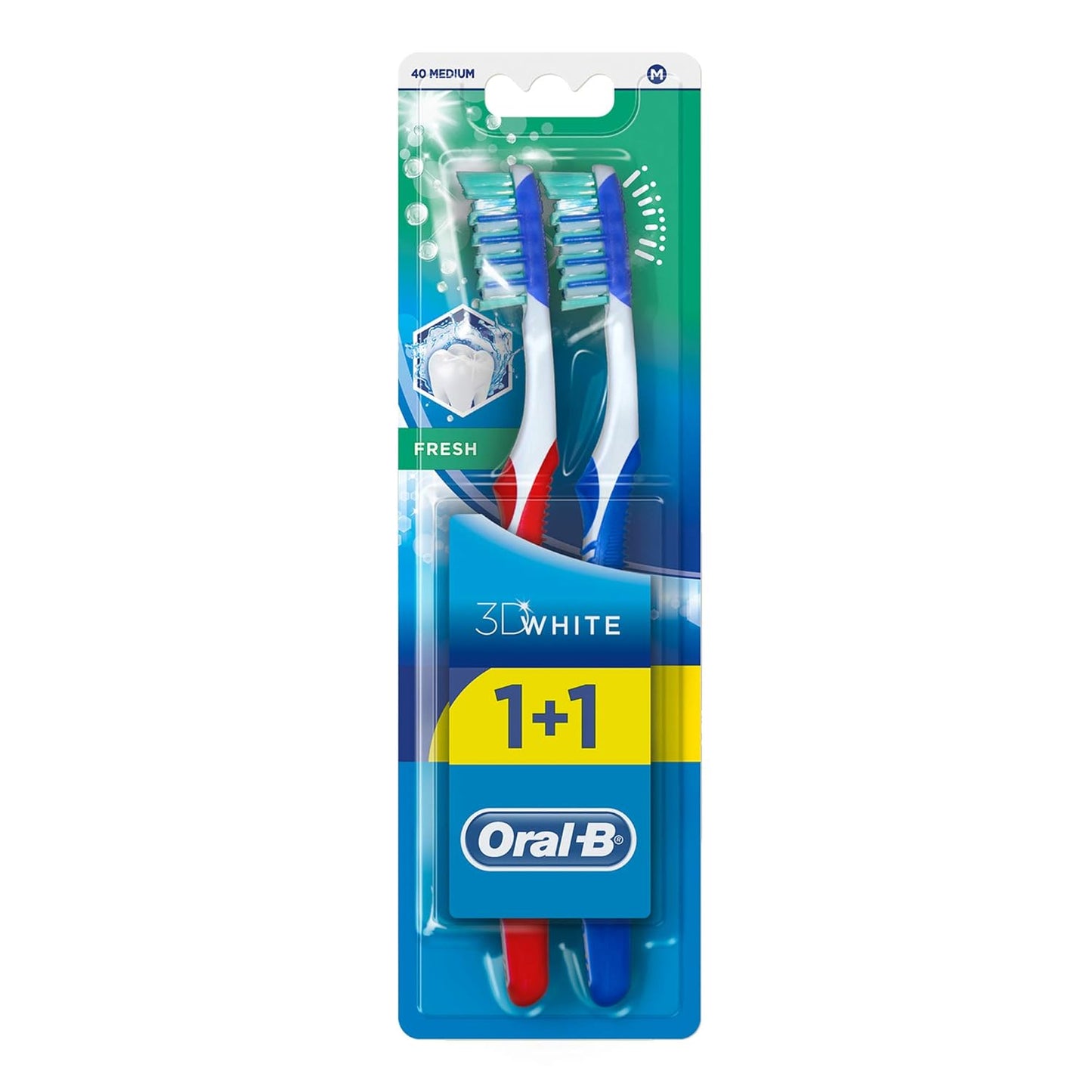 Oral-B 3D White Fresh Toothbrush x 2