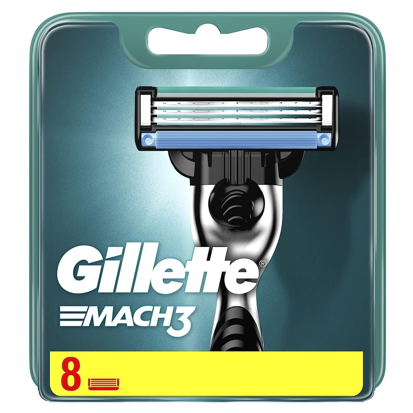 Gillette Mach3 Razor Blade Refill Cartridges for Mach 3, Packaging May Vary – Pack of 8