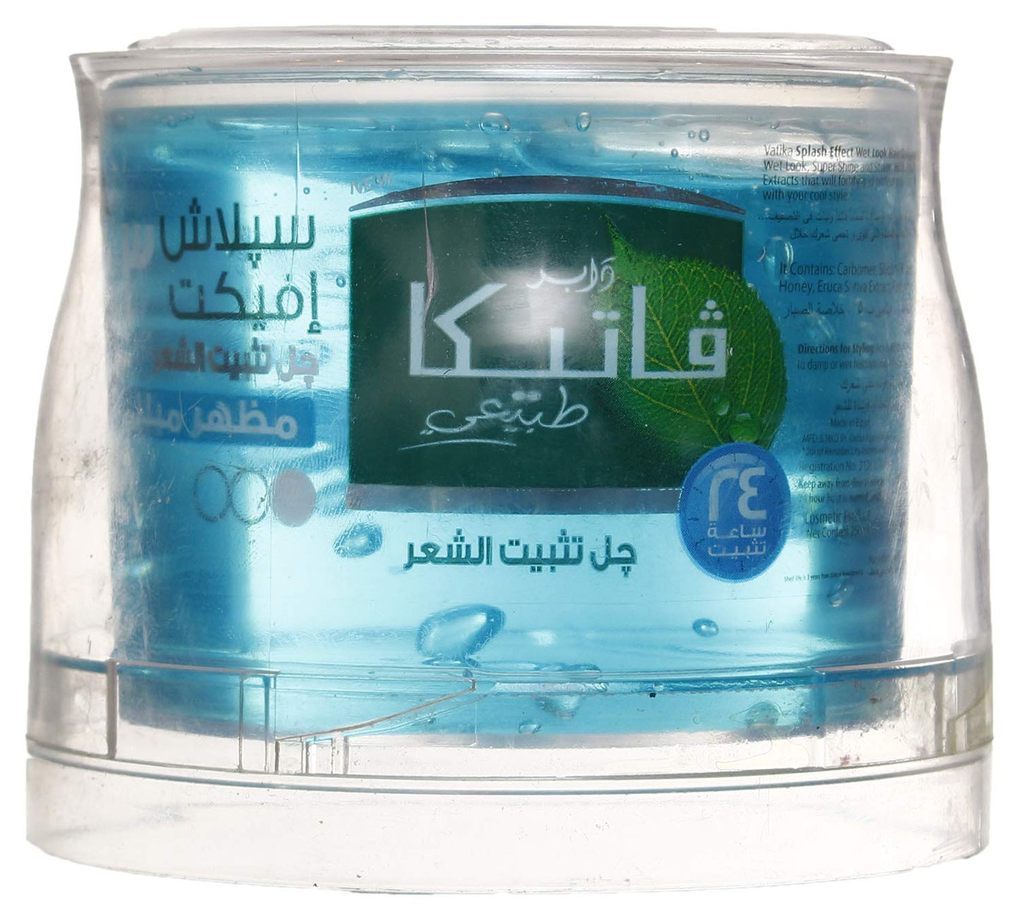 Vatika Naturals Menz Wet Look Styling Hair Gel (250mL) with Splash Effect and Fresh Look | Strong Hold and High Shine | Easy to Style