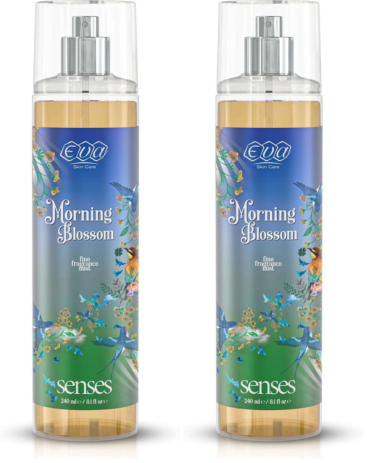 Eva MORNING BLOSSOM BODY MIST SENSES 240ML (Pack of 2)