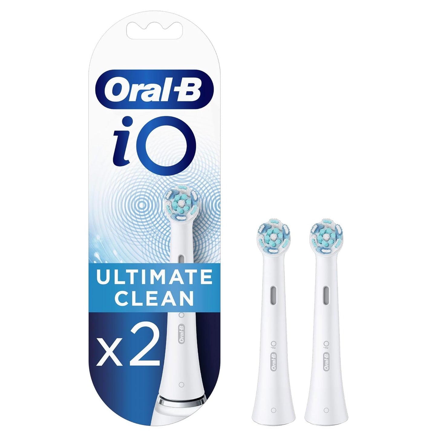 Oral-B iO Ultimate Clean Replacement Heads - 2 Pieces