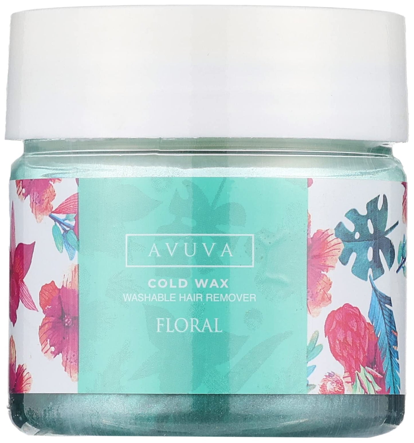 Avuva cold wax hair removal - floral -228 gm