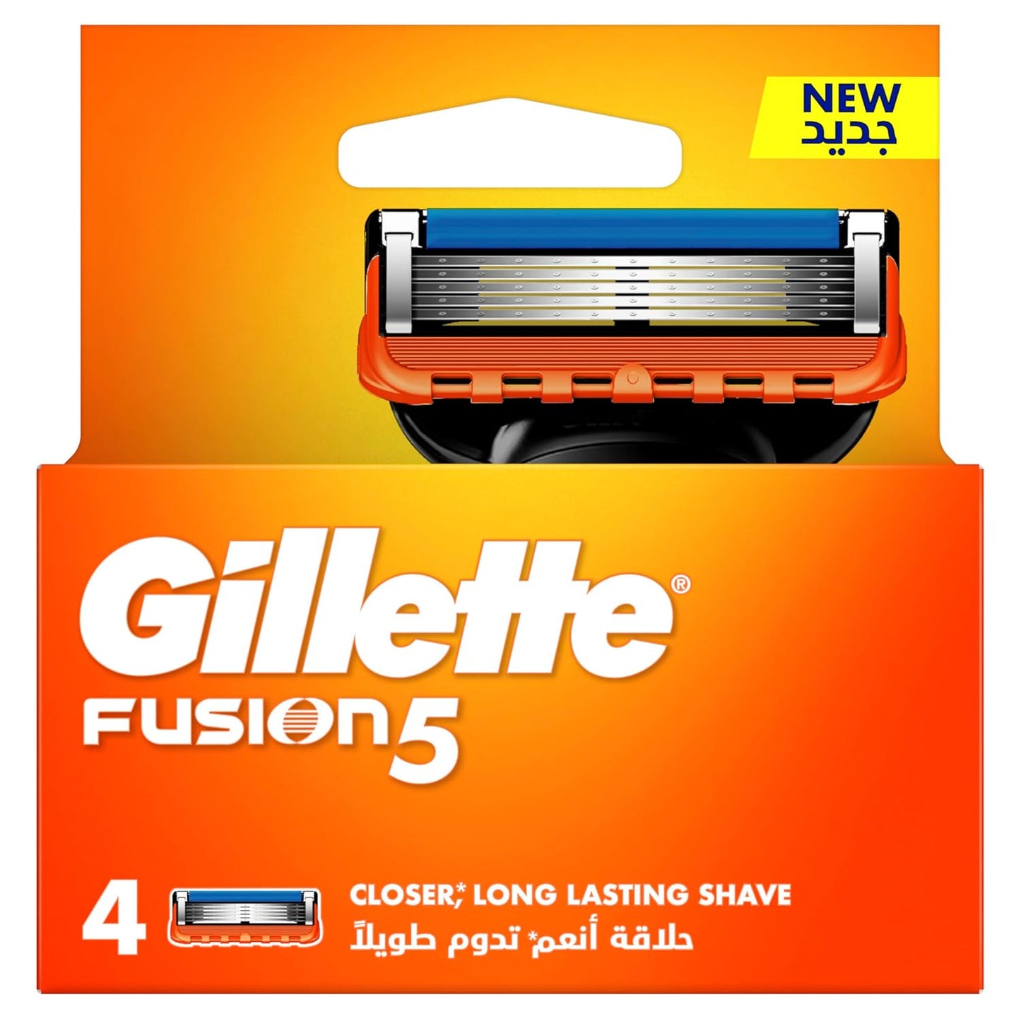 Gillette Fusion 5 Men's Razor Blade Refills 4pcs