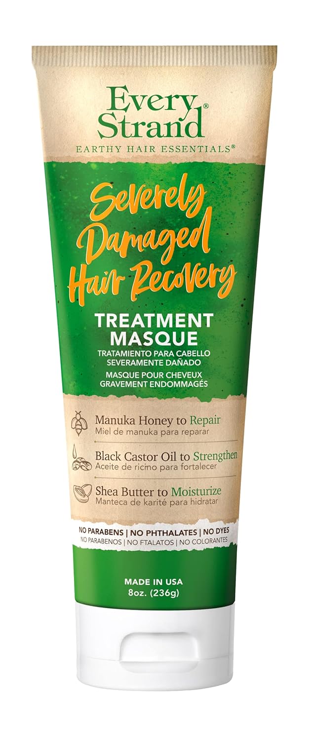 Every Strand Hair Treatment Mask for Damaged Hair 236 ml, Green