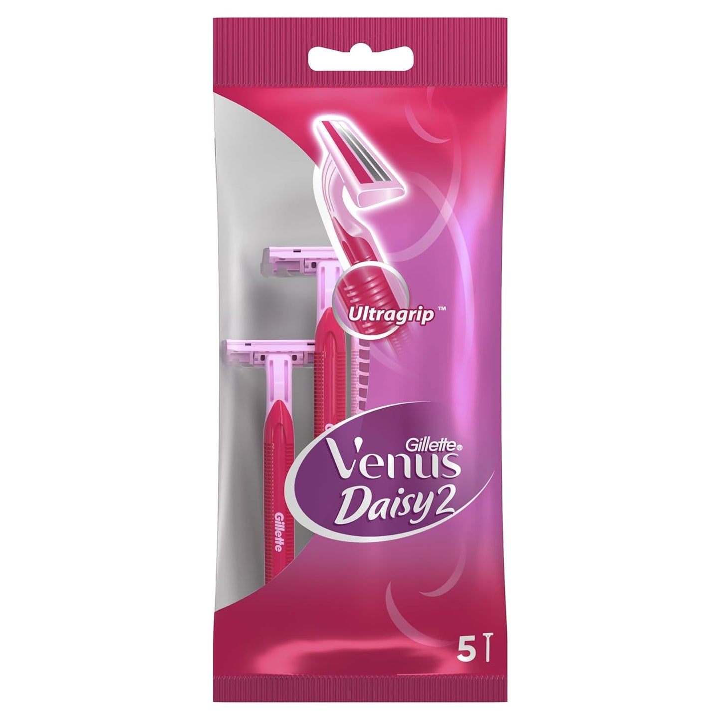 Gillette Venus Blue 2 Plus Disposable Razors, 2 Bladed, 5 Count
