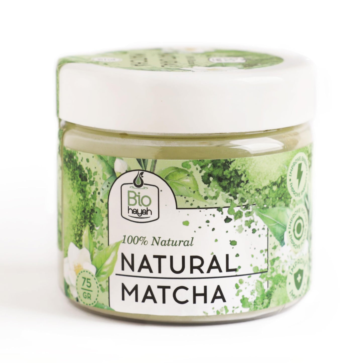 Biohayah Matcha tea with Natural Antioxidants and Boosted Immunity 75g