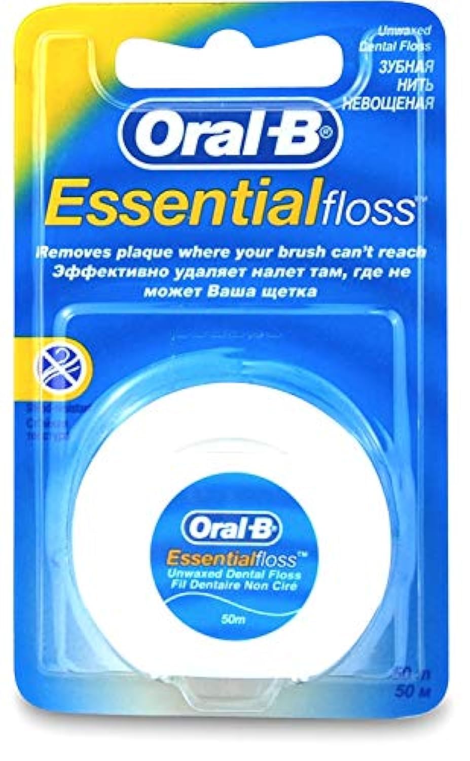 Oral-B Essential Dental Floss Unwaxed 50m Multibuy (3)