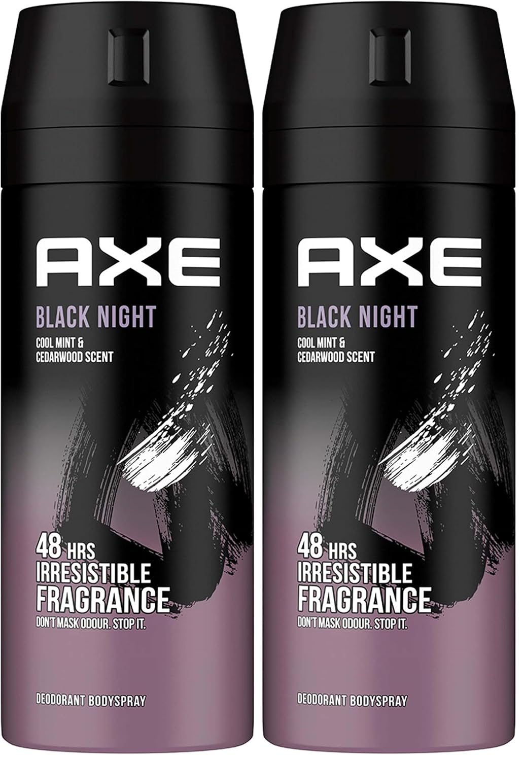 AXE Body Spray for Men Black Night 150ML (Pack of 2)
