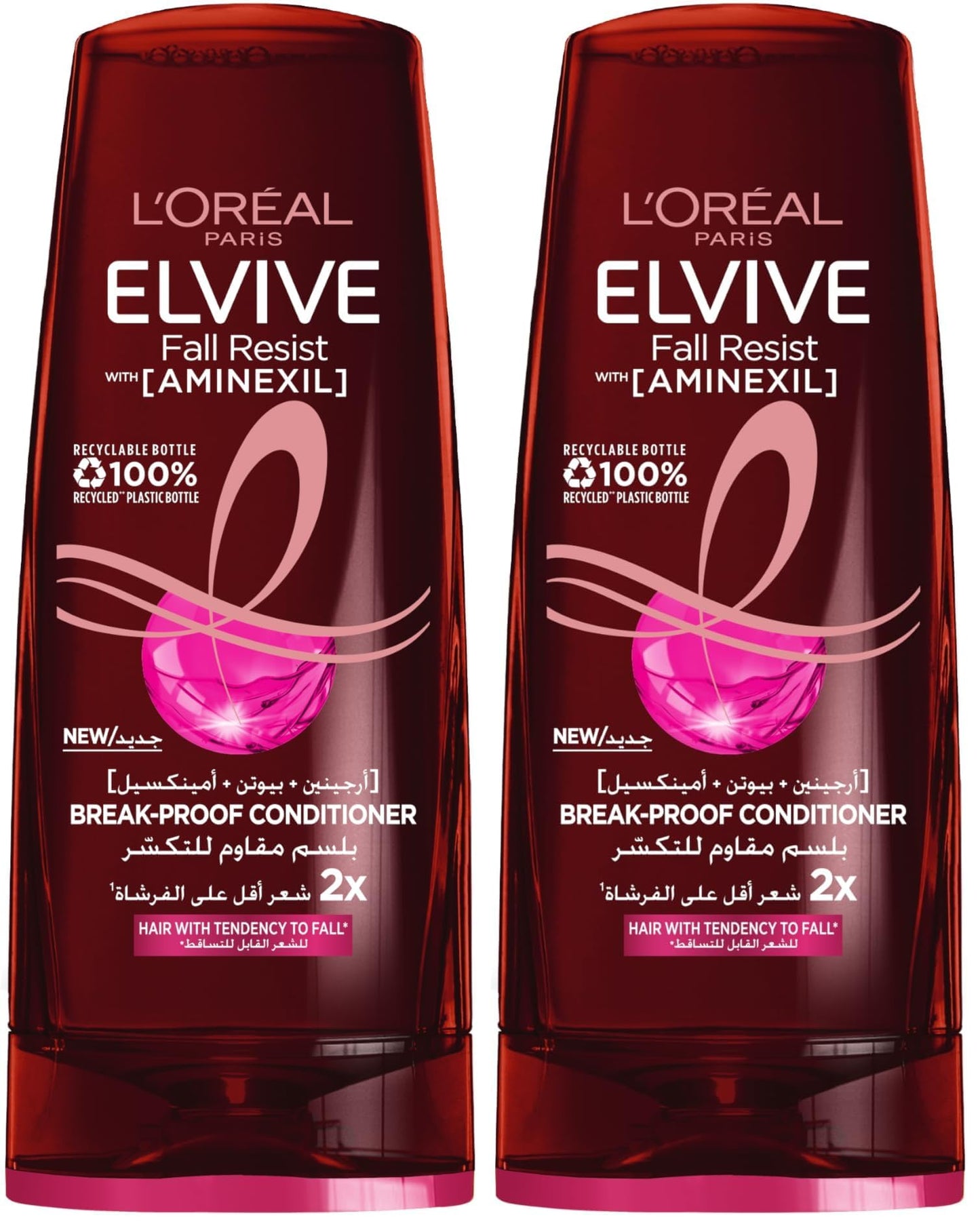 L’Oréal Paris L'Oréal Paris Elvive Full Resist Breakage Fighter Conditioner - 360 ml (Pack of 2)