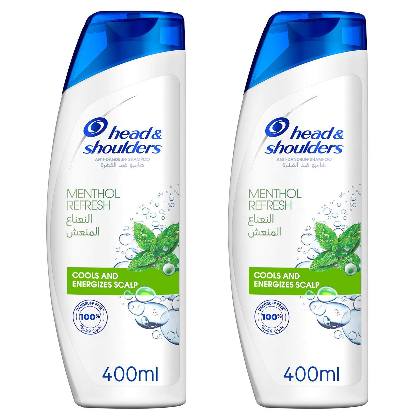 Head & Shoulders Menthol Refresh Anti-Dandruff Shampoo 400ml Dual Pack