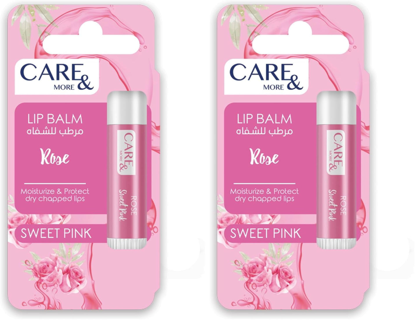 Care More Roses Lip Balm (Pack of 2)