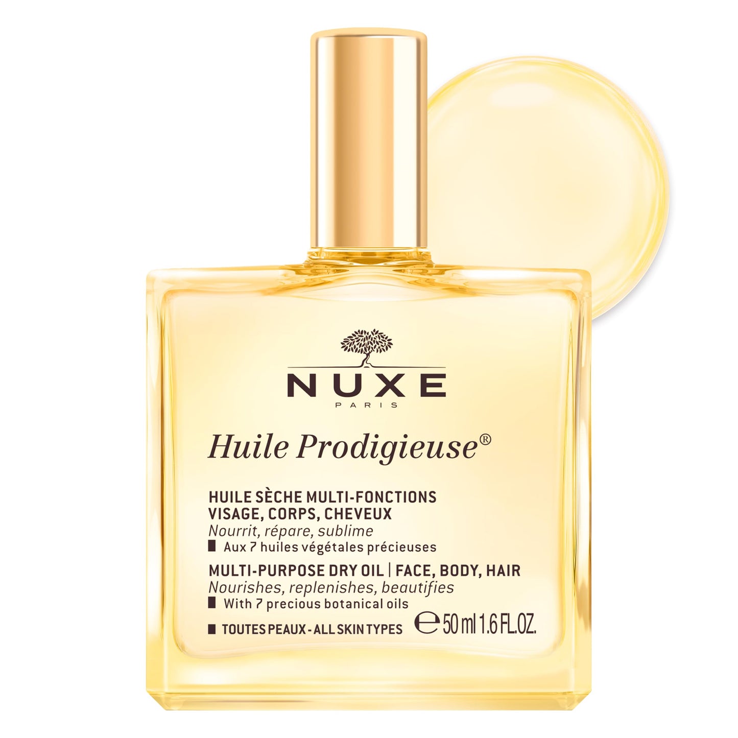Nuxe Huile Prodigieuse Multi Usage Dry Oil, 50 ml
