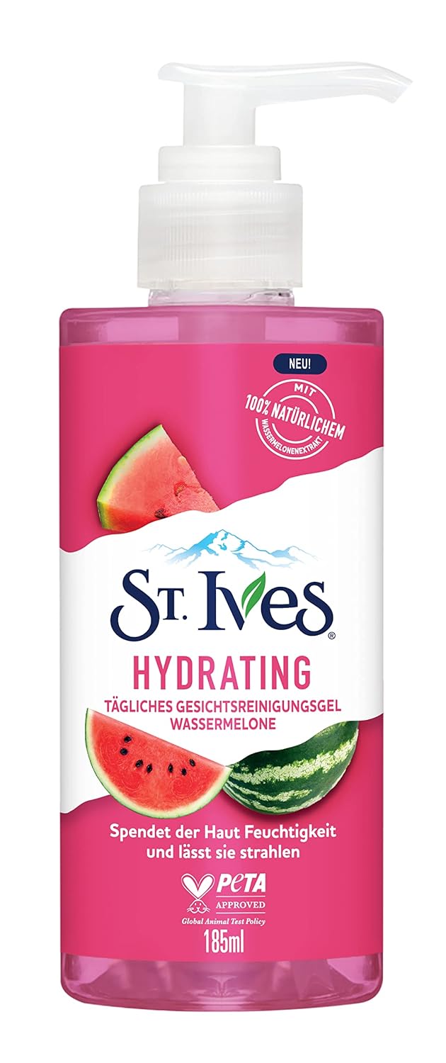ST. Ives St 200ml Daily Facial Cleanser Hydrating Watermelon
