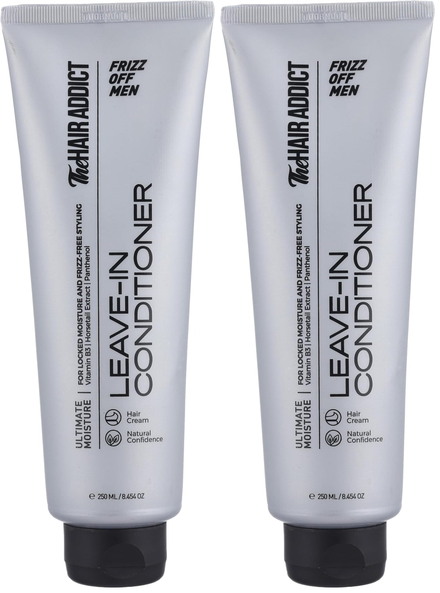 The Hair Addict Frizz Off Men Leave-In Conditioner 250Ml (Pack of 2)
