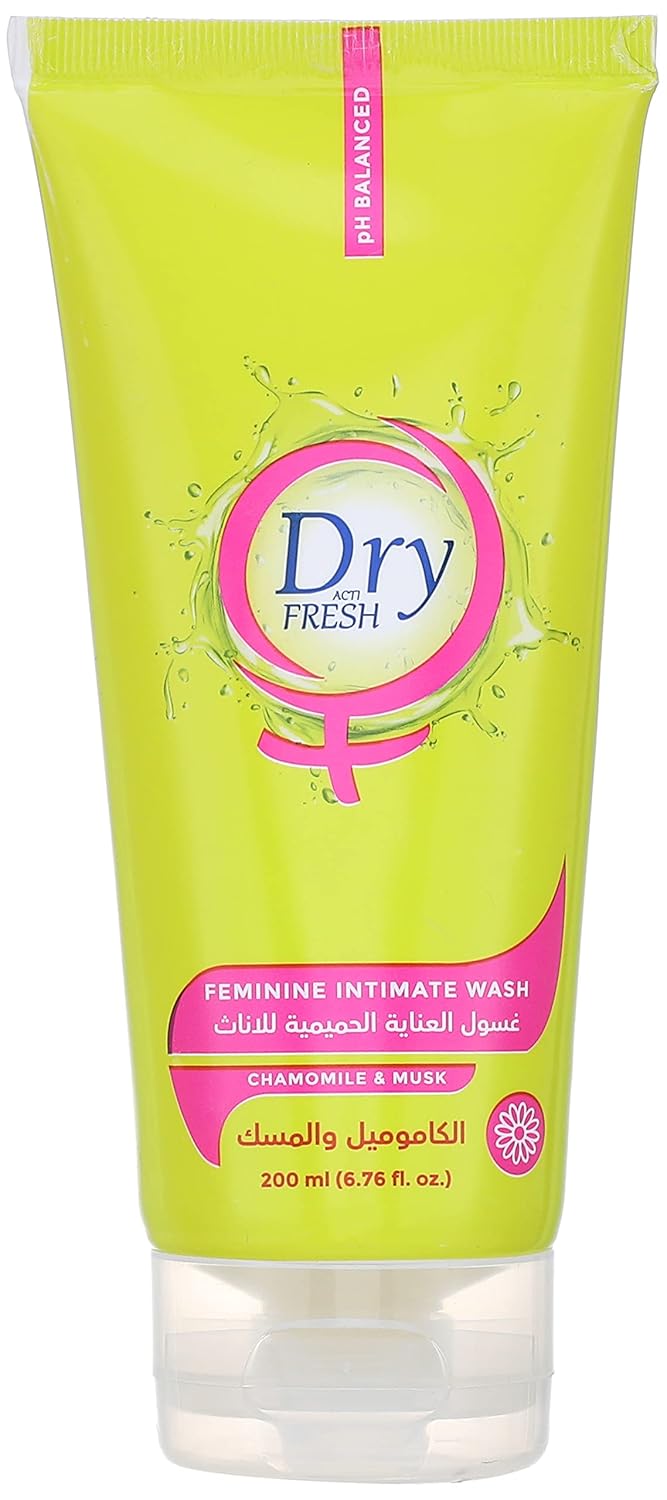 Dry fresh feminine intimate wash - chamomile & musk 200ml