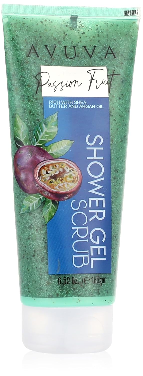 Avuva shower scrub passion fruit 185m