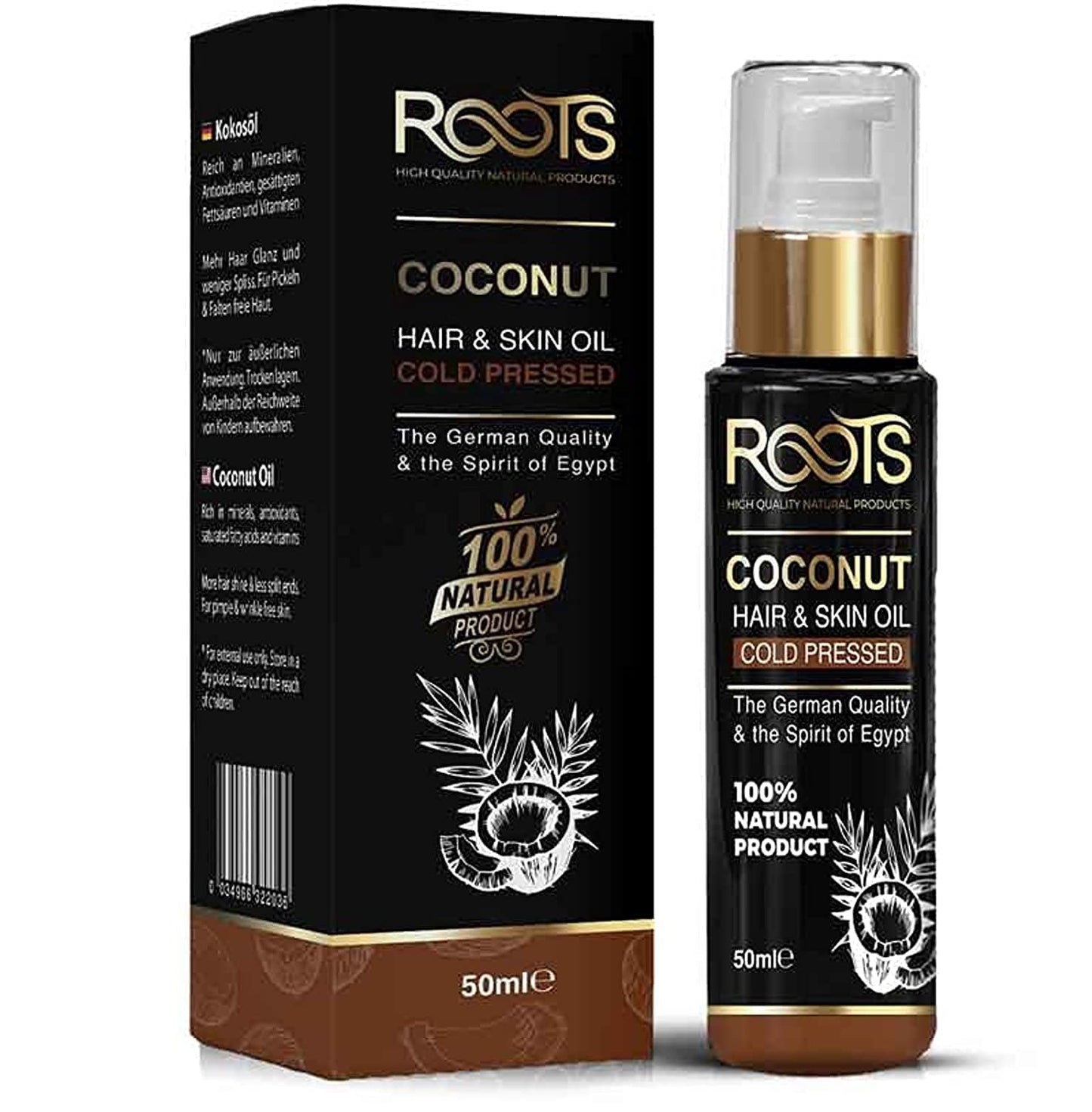 Go Natural Pure cosmetics coconut oil - 50 Ml