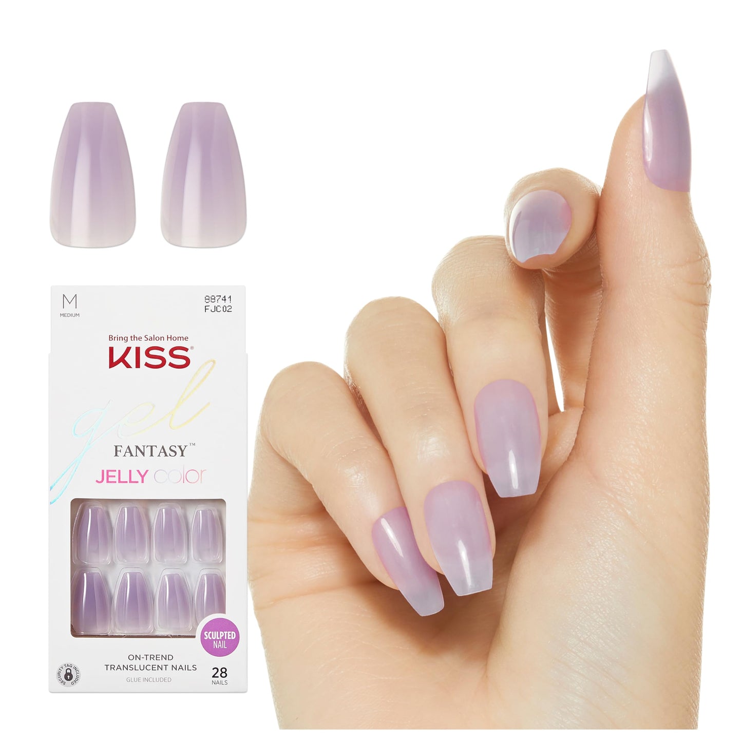 KISS KS Jelly Fantasy Nails - Quince Jelly FJC02C
