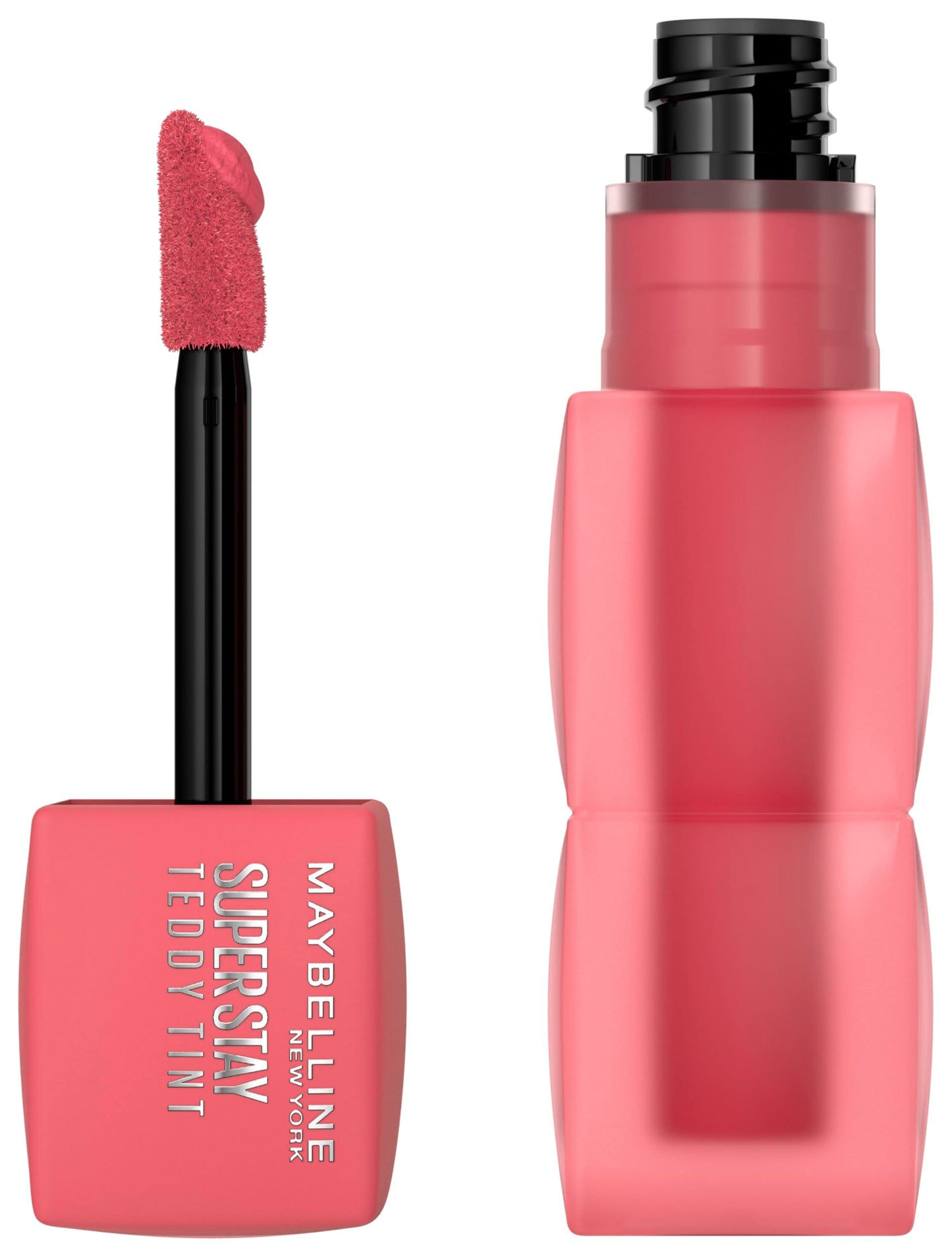 MAYBELLINE New YorkSuper Stay Teddy Lip Tint, Long Lasting Matte Lipstick For Up To 12HR Wear, Petal core Shade 40