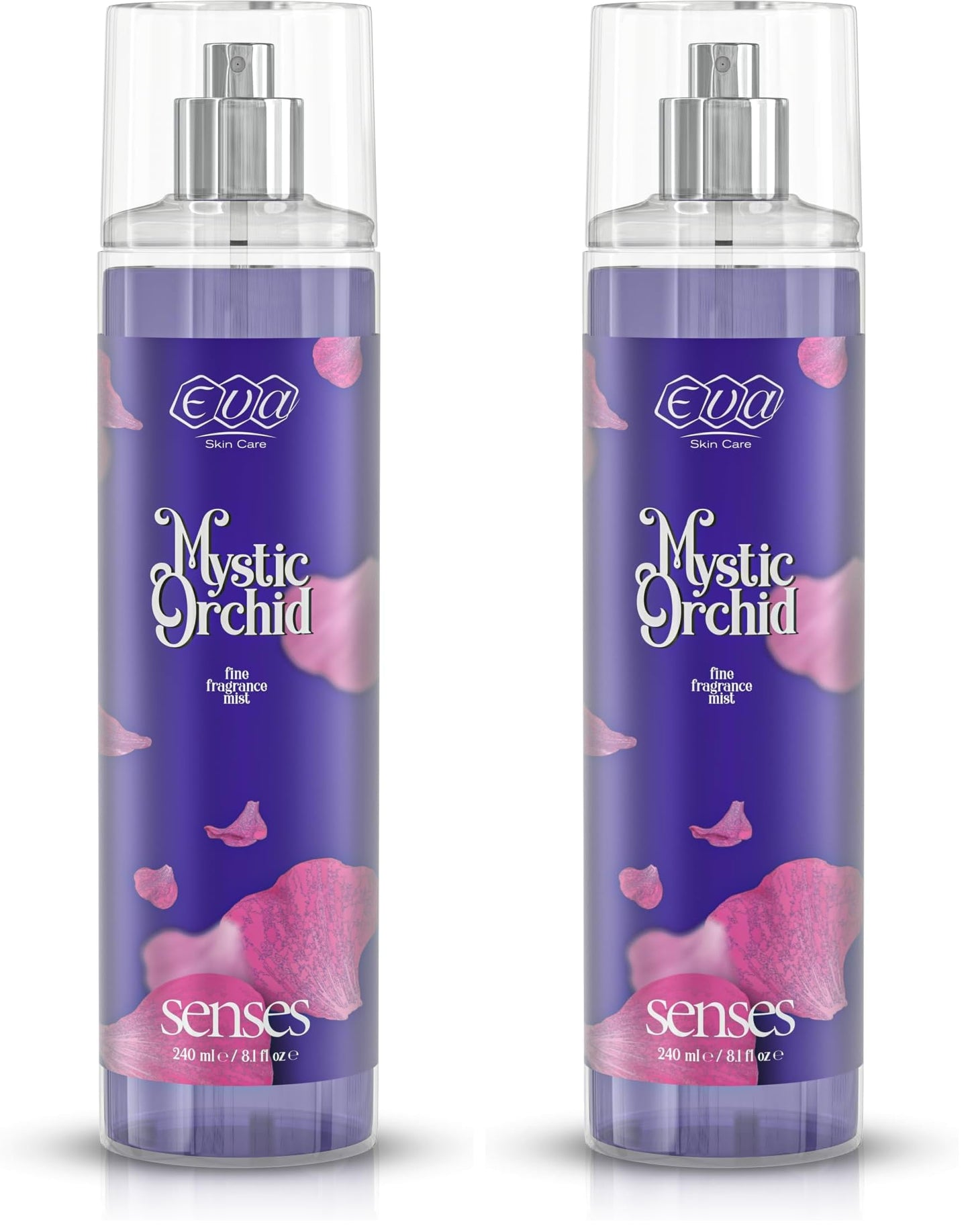 Eva Skin Care Senses body splash -Mystic Orchid 240ml (Pack of 2)